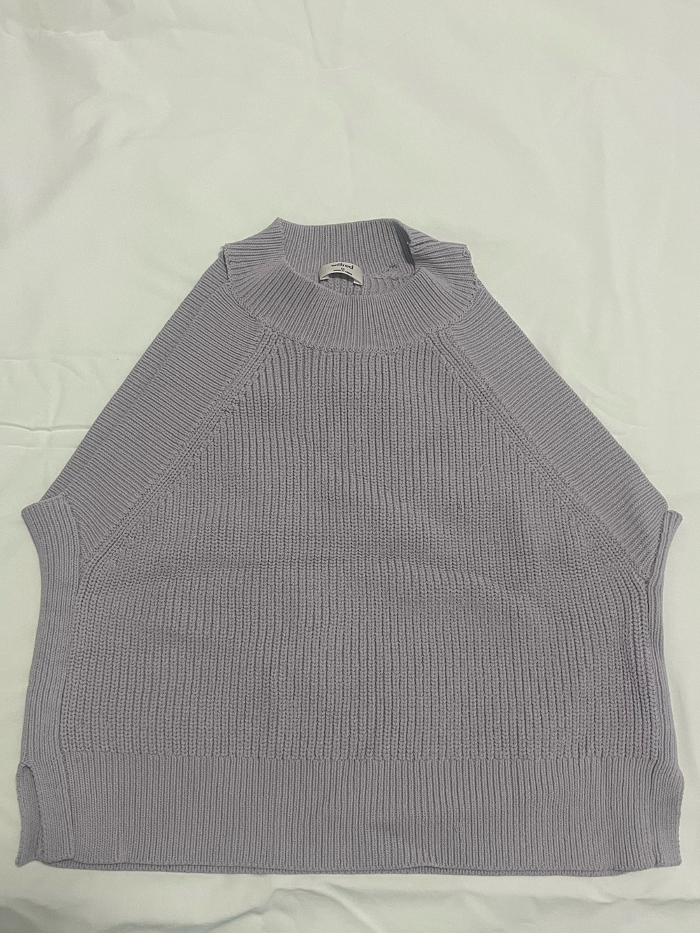 Wilfred Lavender Ribbed Mock Neck Tank